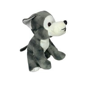 Puli International Gray Husky Plush Stuffed‎ Animal Plush